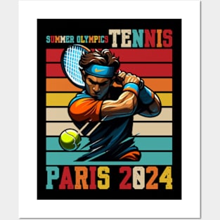 summer games tennis paris 2024 Posters and Art